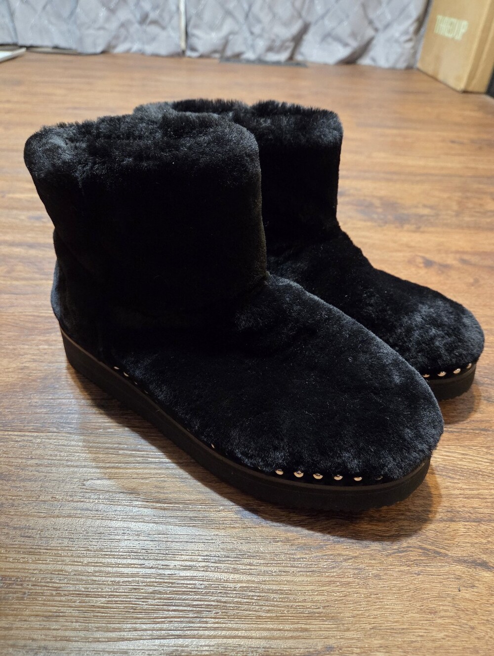 Alexander Wang Yumi Black Shearling Boots 11 11.5